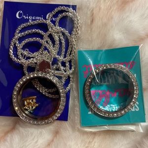 Origami Owl Locket Set New in Packages